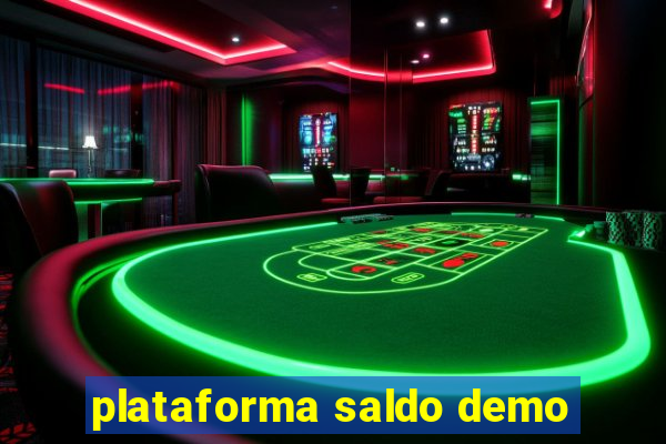 plataforma saldo demo