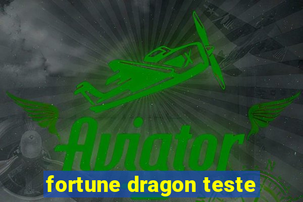 fortune dragon teste