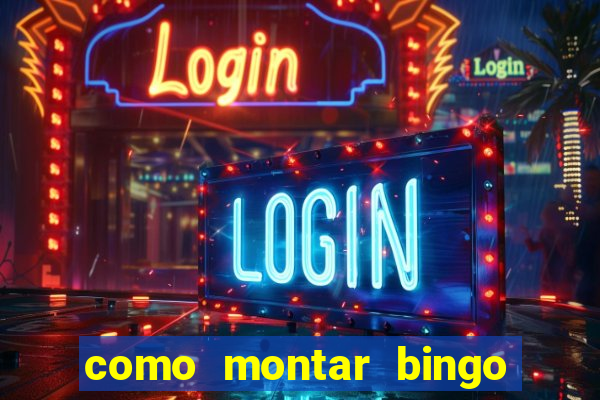 como montar bingo brinquedos toia