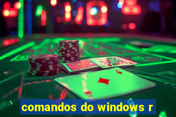 comandos do windows r