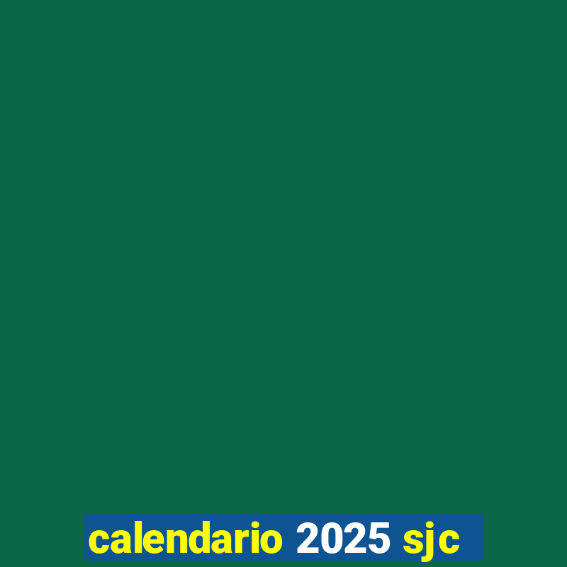 calendario 2025 sjc