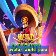 avatar world para imprimir e colorir