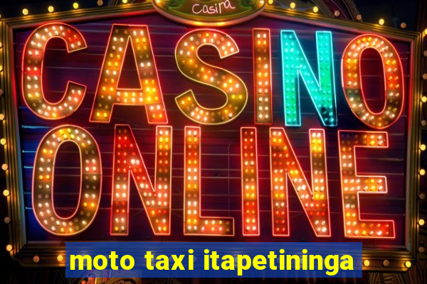 moto taxi itapetininga
