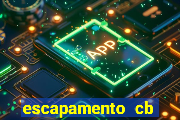 escapamento cb twister 250