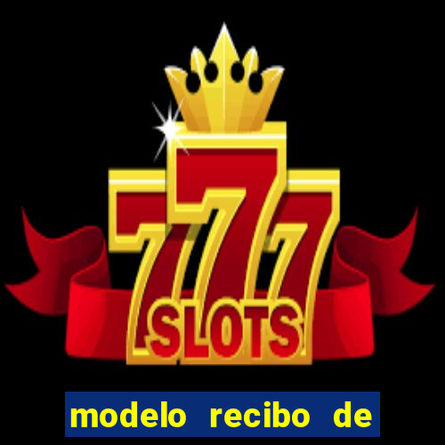 modelo recibo de pagamento autonomo