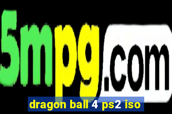 dragon ball 4 ps2 iso