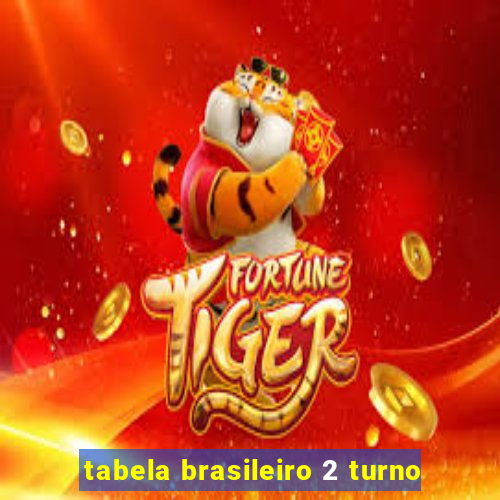 tabela brasileiro 2 turno