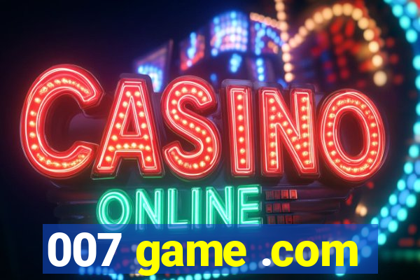 007 game .com