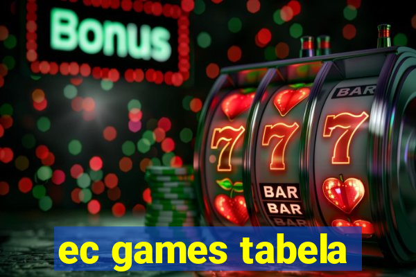 ec games tabela