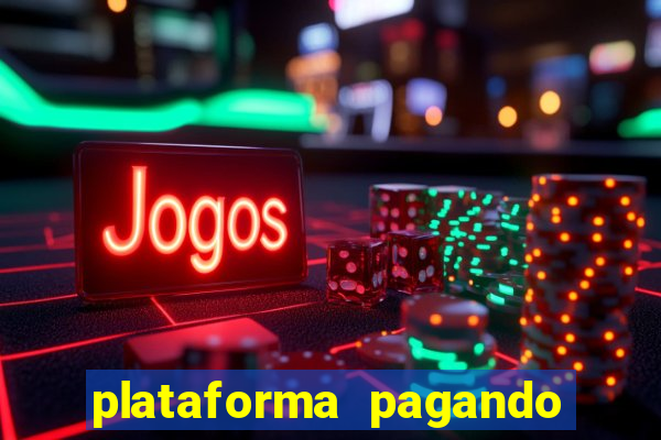 plataforma pagando no cadastro