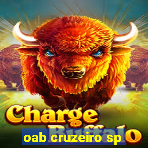 oab cruzeiro sp