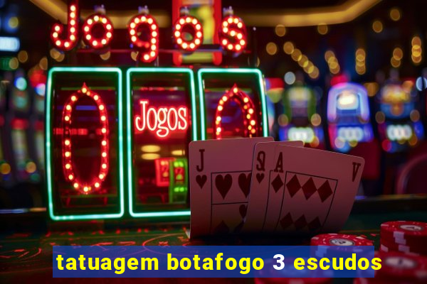 tatuagem botafogo 3 escudos