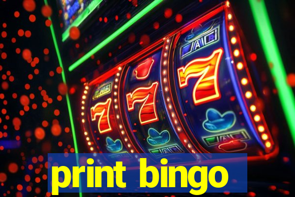 print bingo