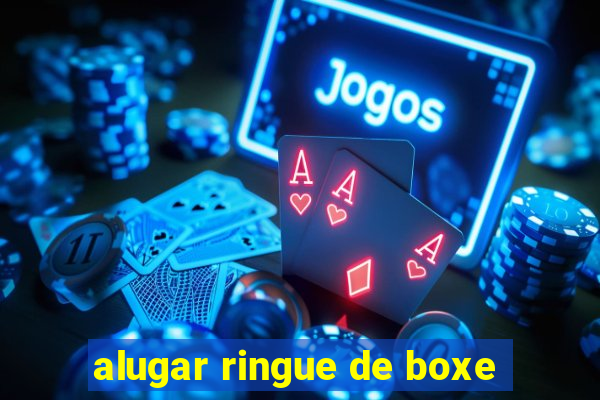 alugar ringue de boxe