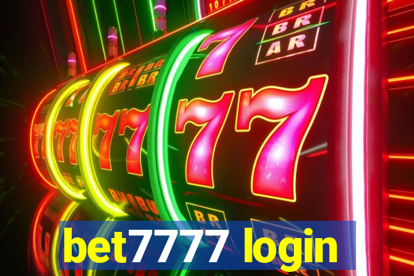 bet7777 login